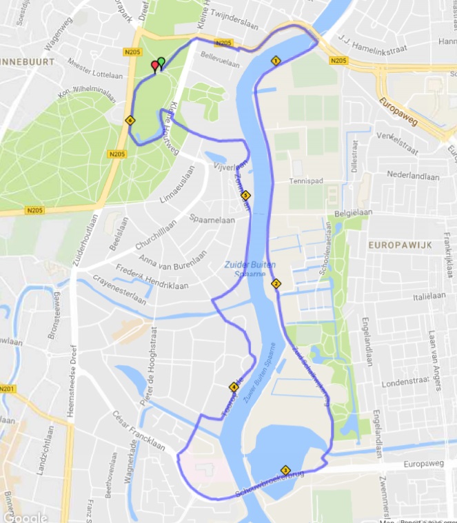 route-bevrijdingsrun-2017